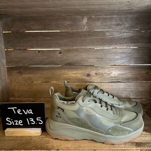 New Womens Teva Geotrecca RP Olive Waterproof‎ Hiking Shoes Sneakers Size 13.5 M